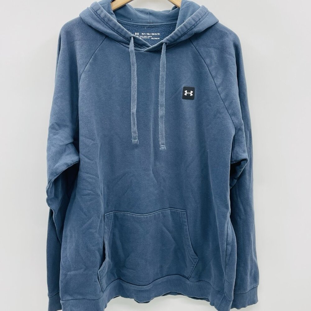 Under Armour Mens Size Xlt Tall Rival Fleece Hoodie Pullover